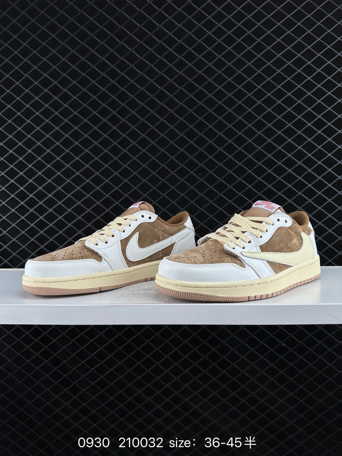 fragment design x Travis Scott x Nike Air Jordan 1 Low OG SP”Black/Green Toe“